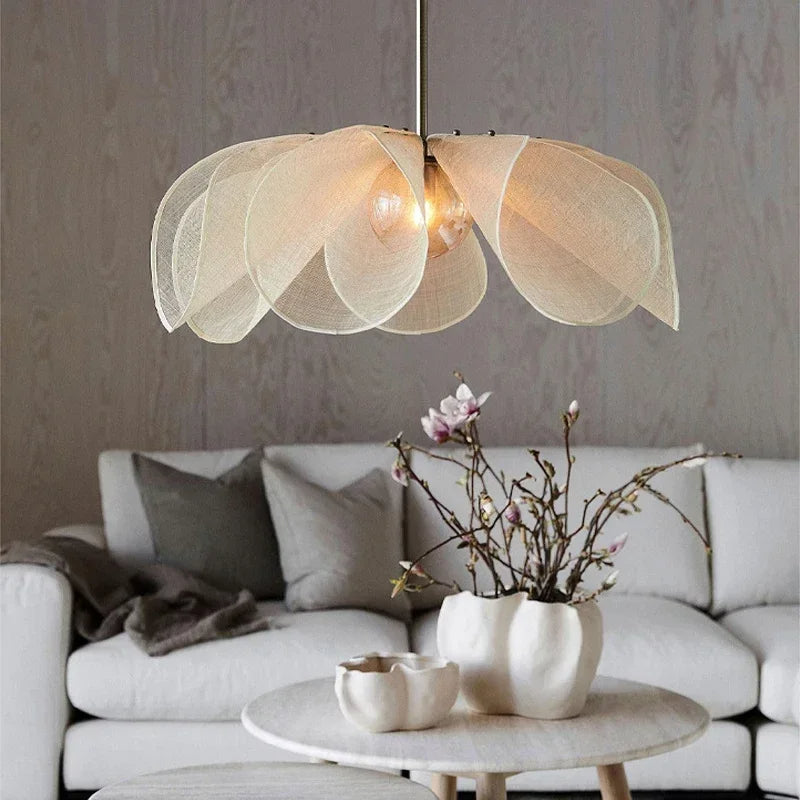 Lilja - Wabi Sabi Stoffen Hanglamp Bloemvorm