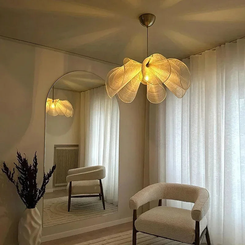Lilja - Wabi Sabi Stoffen Hanglamp Bloemvorm