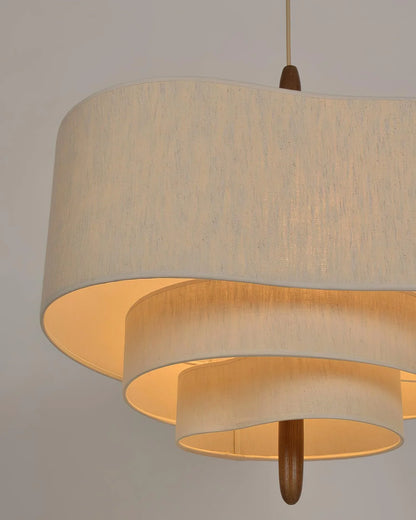 Lotta - Hanglamp Stof Japandi Gelaagd