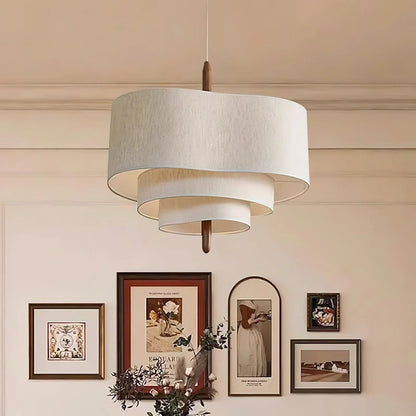 Lotta - Hanglamp Stof Japandi Gelaagd