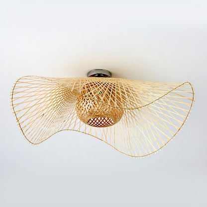 Kaia - Plafondlamp Bamboe Boho Stijl