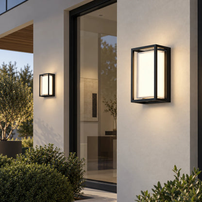 Lykta - Minimalistische Aluminium Wandlamp Buiten