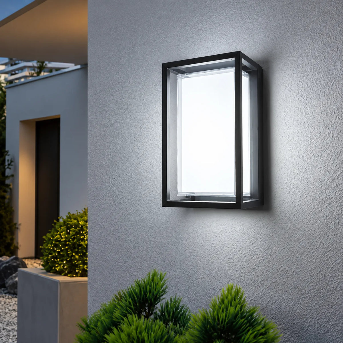 Lykta - Minimalistische Aluminium Wandlamp Buiten
