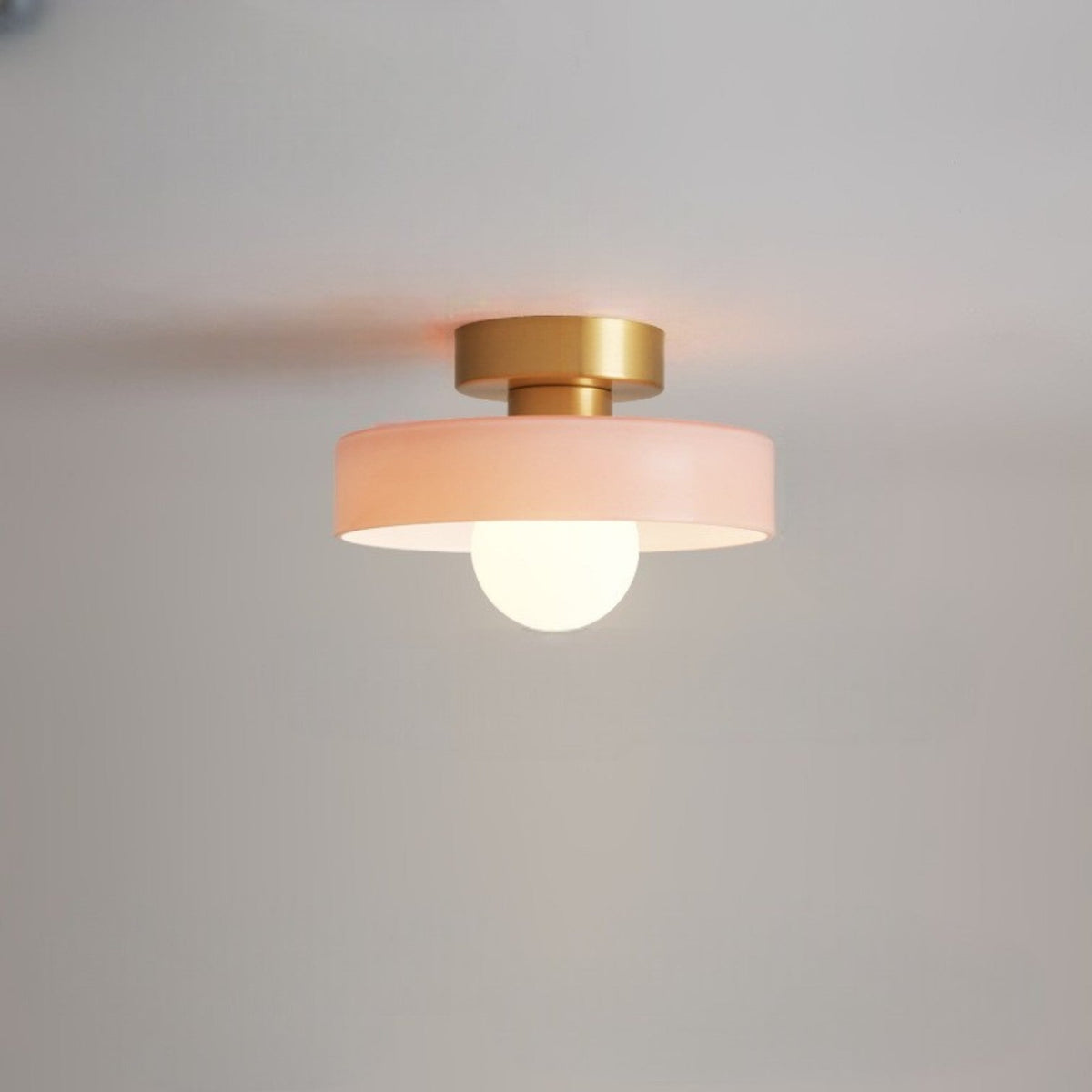 Malin - Moderne Plafondlamp Glas Rond