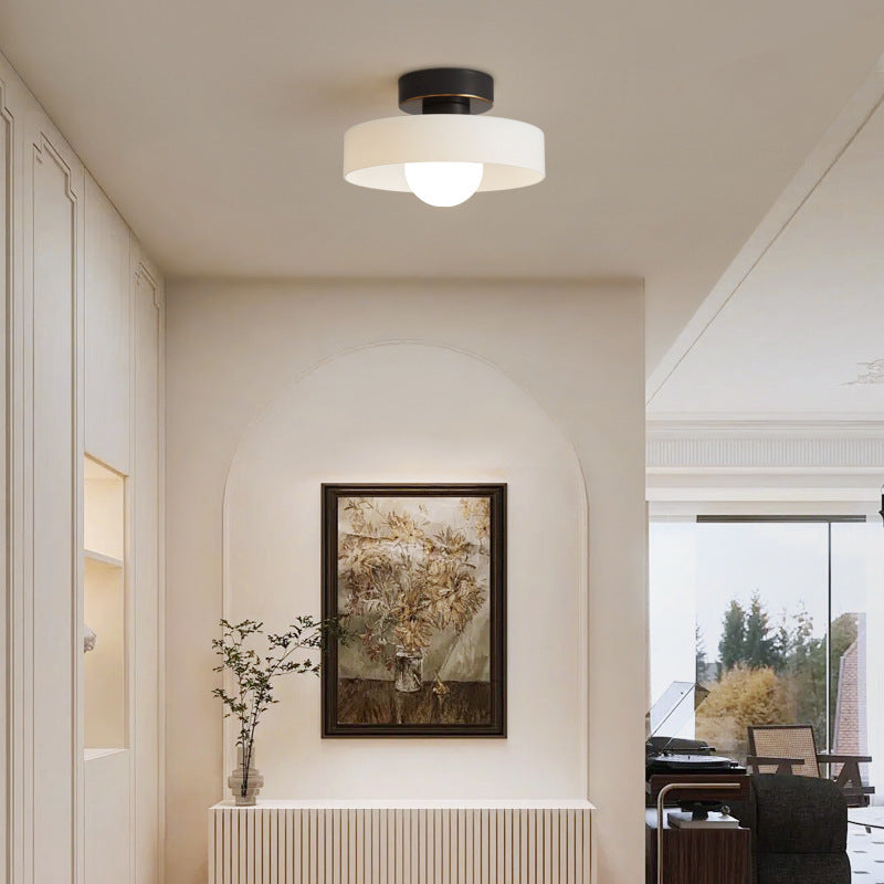 Malin - Moderne Plafondlamp Glas Rond