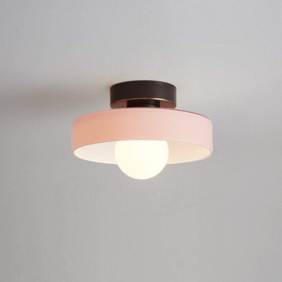 Malin - Moderne Plafondlamp Glas Rond