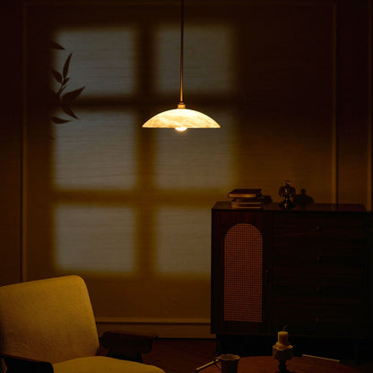 Merit - Hanglamp Albast Rond Klassiek