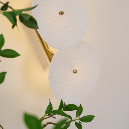 Nanna - Wandlamp Keramische Schijven Takken