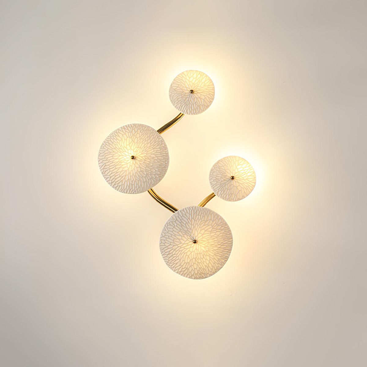 Nanna - Wandlamp Keramische Schijven Takken