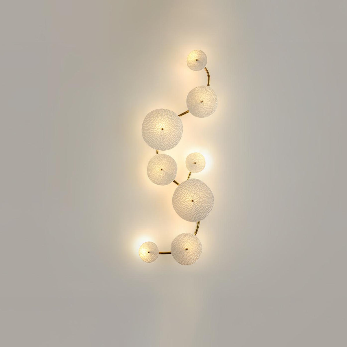 Nanna - Wandlamp Keramische Schijven Takken