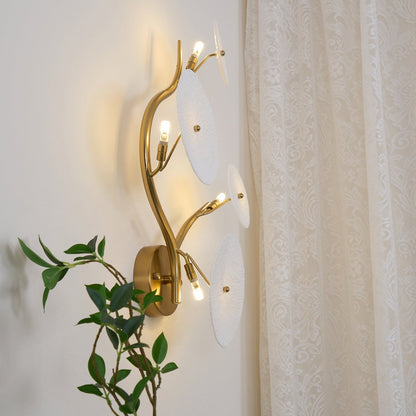 Nanna - Wandlamp Keramische Schijven Takken