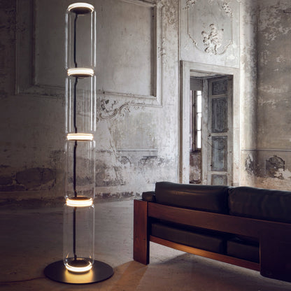 Nela - Moderne Glazen Vloerlamp LED