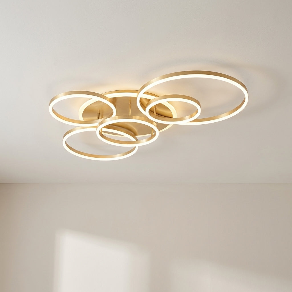 Ovea - Minimalistische LED Plafondlamp Ringen