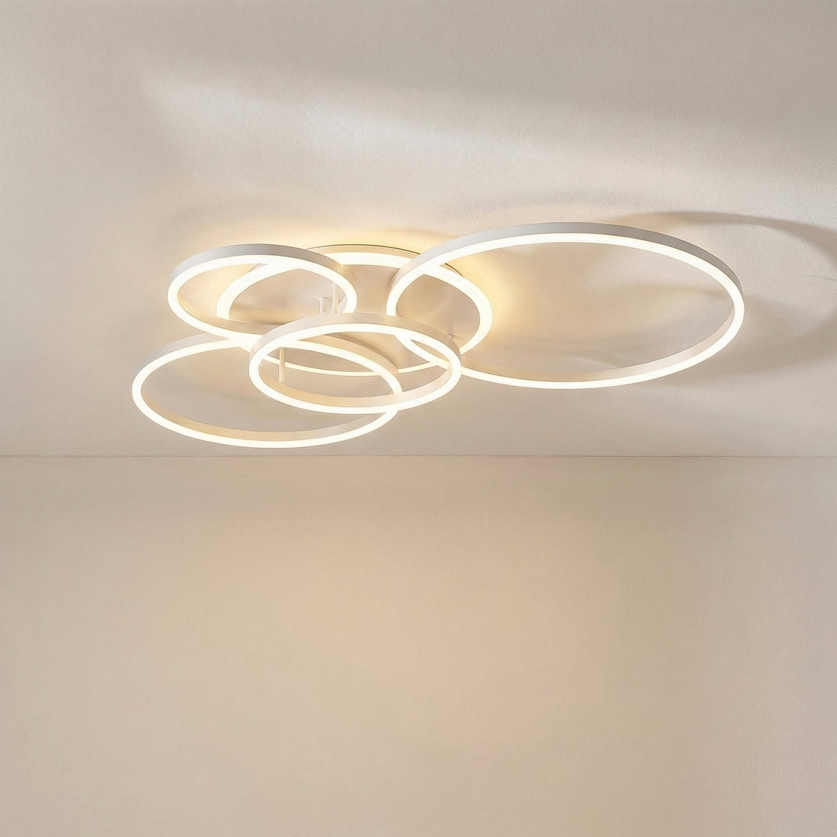 Ovea - Minimalistische LED Plafondlamp Ringen