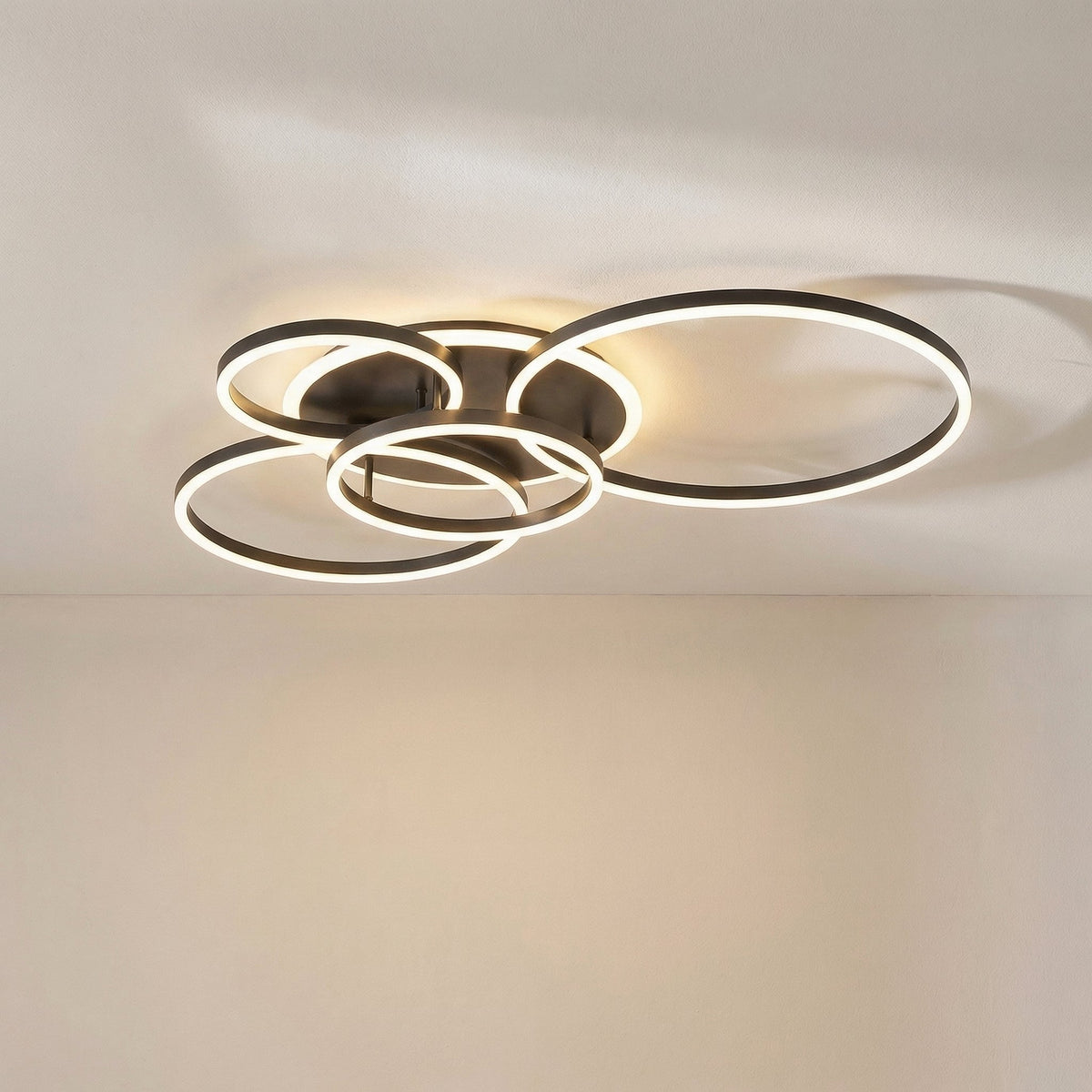 Ovea - Minimalistische LED Plafondlamp Ringen