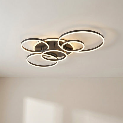 Ovea - Minimalistische LED Plafondlamp Ringen
