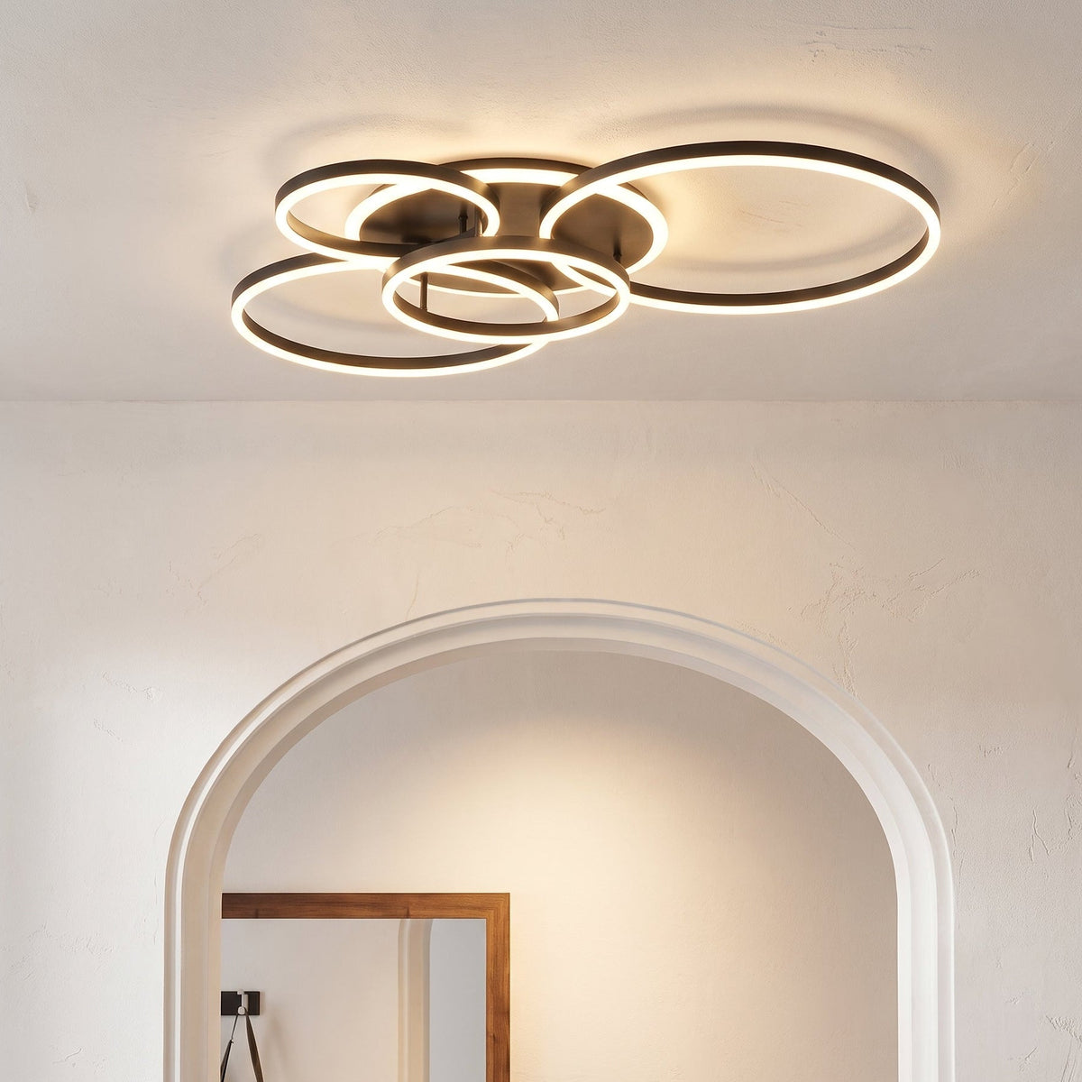 Ovea - Minimalistische LED Plafondlamp Ringen