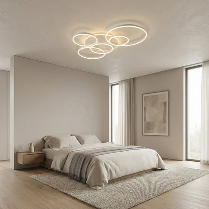 Ovea - Minimalistische LED Plafondlamp Ringen