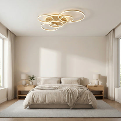 Ovea - Minimalistische LED Plafondlamp Ringen