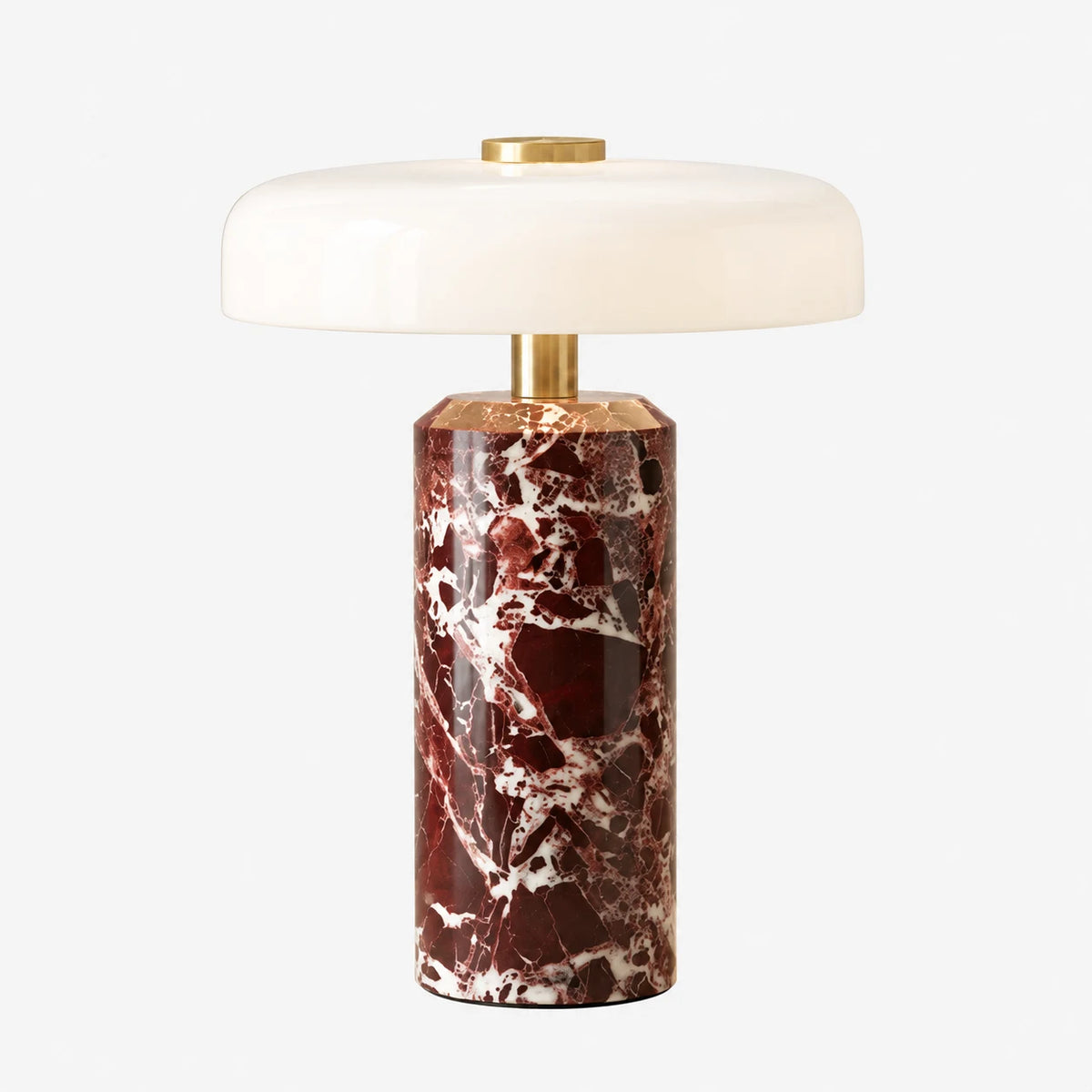 Sigrun - Marmeren Tafellamp Opaalglas