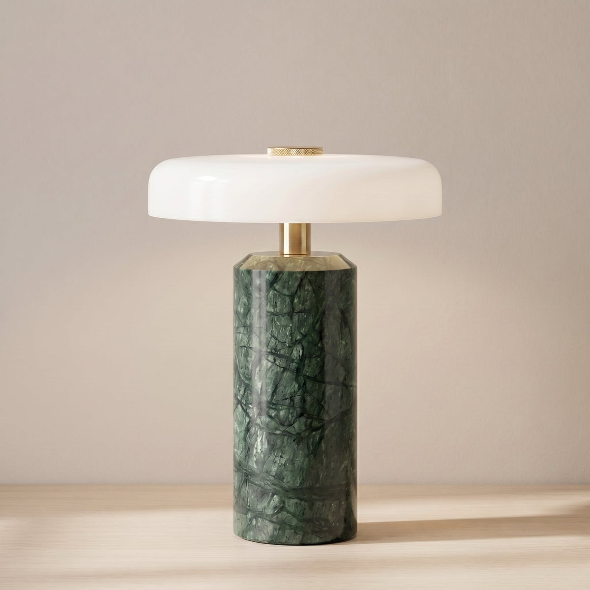 Sigrun - Marmeren Tafellamp Opaalglas