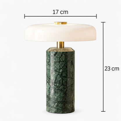 Sigrun - Marmeren Tafellamp Opaalglas