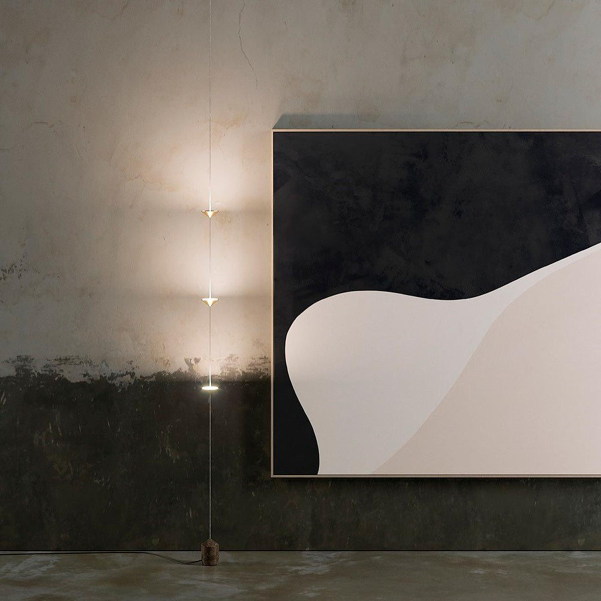 Spira - Minimalistische Vloerlamp LED Lichtpunten