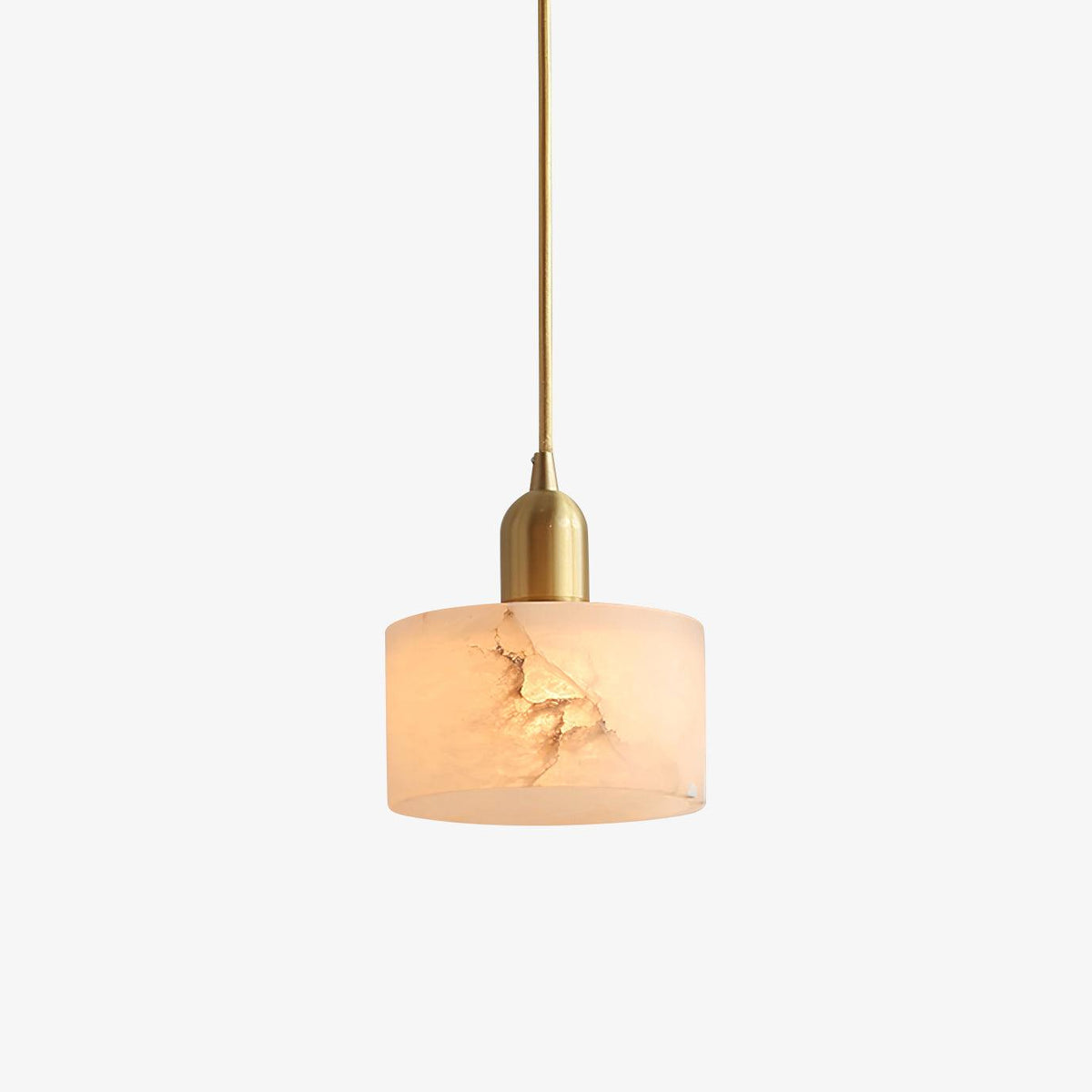 Stine - Hanglamp Albast Cilinder LED