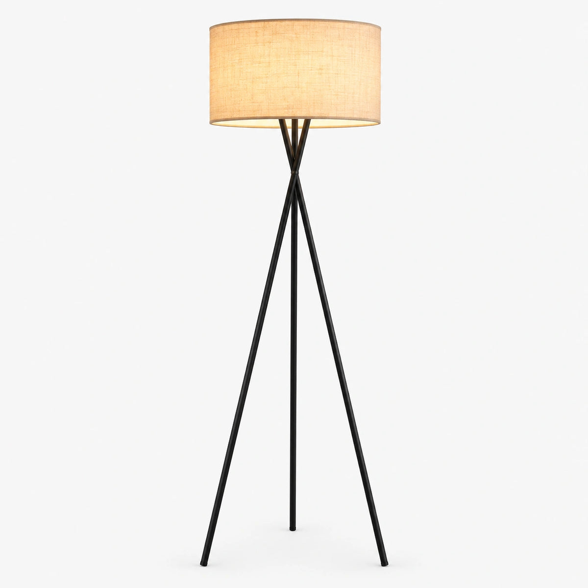 Trine - Scandinavische Driepoot Vloerlamp Stof