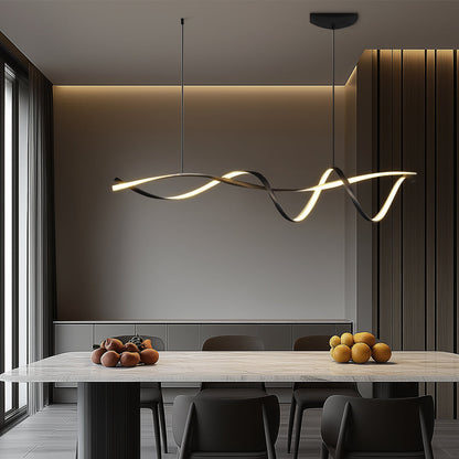 Vanja - Moderne LED Hanglamp Lineair Golvend