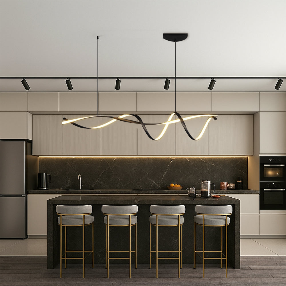 Vanja - Moderne LED Hanglamp Lineair Golvend