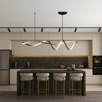 Vanja - Moderne LED Hanglamp Lineair Golvend