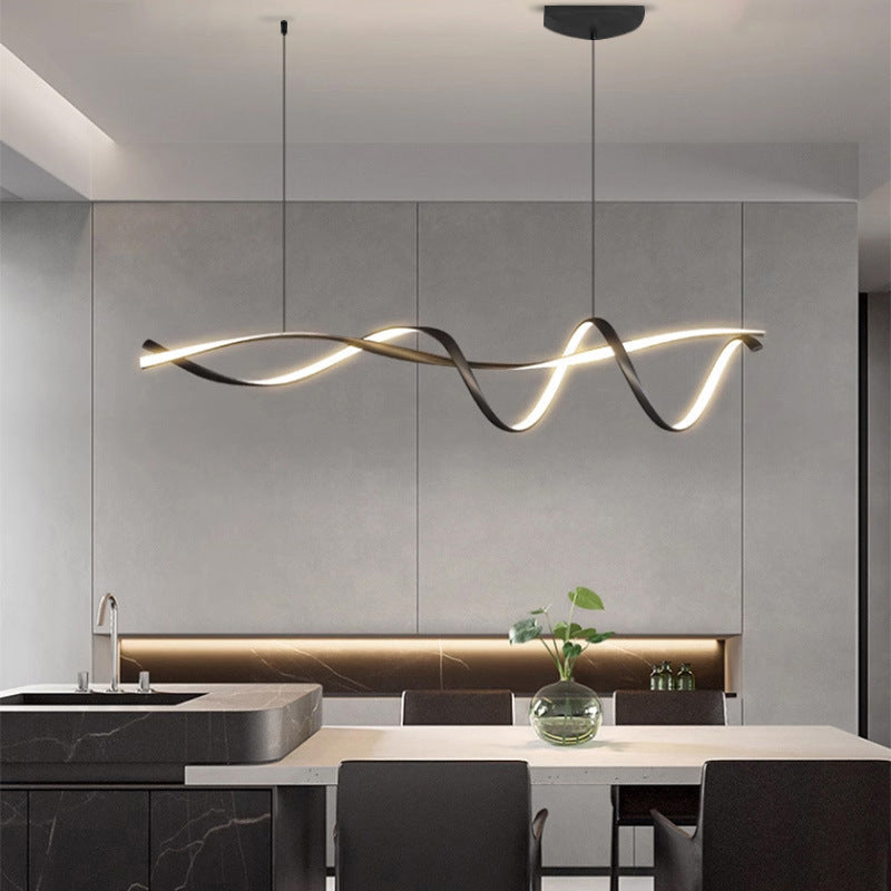 Vanja - Moderne LED Hanglamp Lineair Golvend