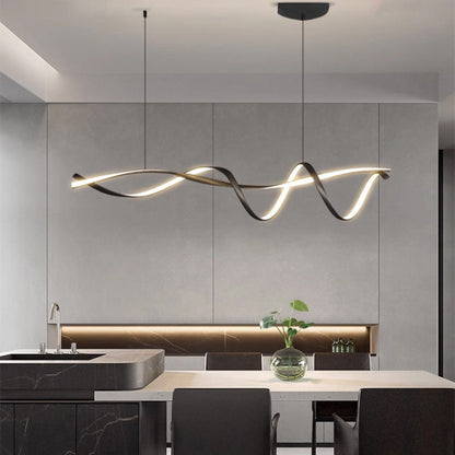 Vanja - Moderne LED Hanglamp Lineair Golvend
