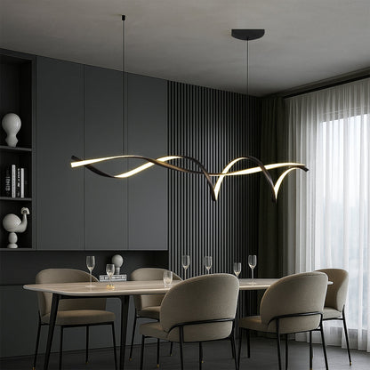 Vanja - Moderne LED Hanglamp Lineair Golvend