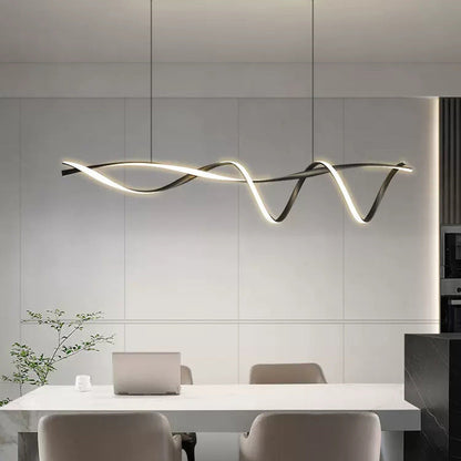 Vanja - Moderne LED Hanglamp Lineair Golvend