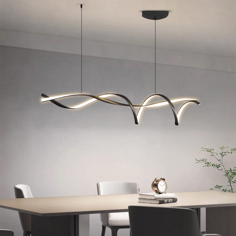 Vanja - Moderne LED Hanglamp Lineair Golvend
