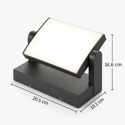 Vrida - Moderne Aluminium Buitenlamp Draaibaar LED
