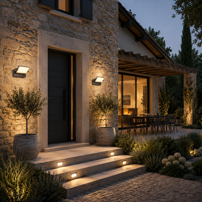Vrida - Moderne Aluminium Buitenlamp Draaibaar LED